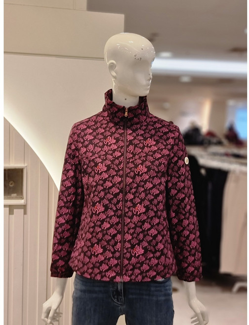 크로커다일레이디 로고 프린트 카라넥 간절기 점퍼 CLDFJP203