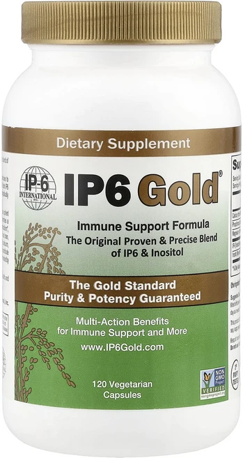 IP-6 International IP6 Gold 면역력 강화 포뮬라 베지 캡슐 120정, IP6InternationalIP6Gold면역력강화포뮬, 1개 - 쿠팡