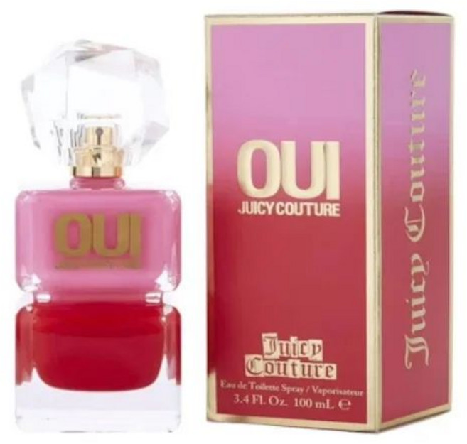 쥬시카운터 Juicy Couture Oui EDT 오두뚜왈렛 여성 향수 100ml, 1