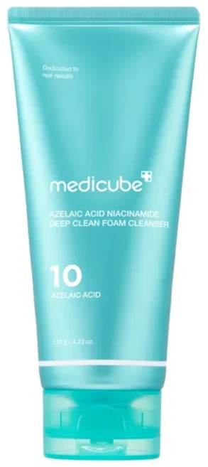 메디큐브 재팬 아젤라익 10% 나이아신아마이드 딥클린 클린저, 1개, 120g
