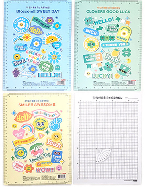[팬시로비]요술책받침10개입, 랜덤(10개입)