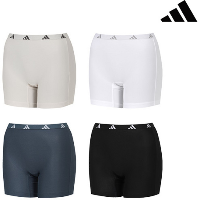 NEW 최신상 [아디다스 BOS] 여성 피케 쿨메쉬 에디션 사각팬티 4종세트
