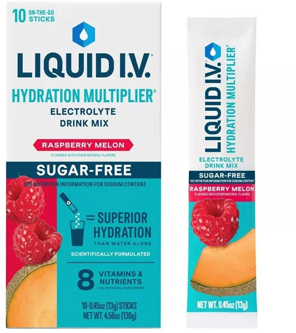 리퀴드이브 하이드레이션 멀티플라이어 라즈베리 멜론 10개입 - 쿠팡