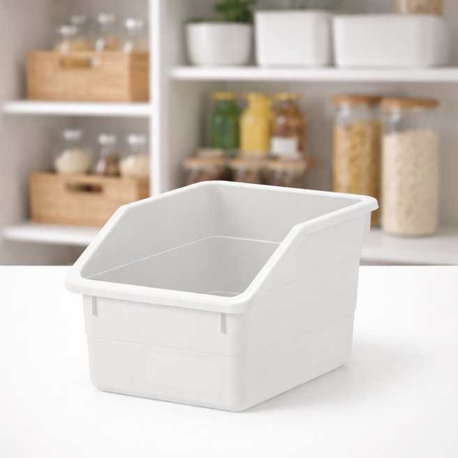 이케아 소케르비트 펜트리 리빙 수납함 SOCKERBIT, 화이트, 6개