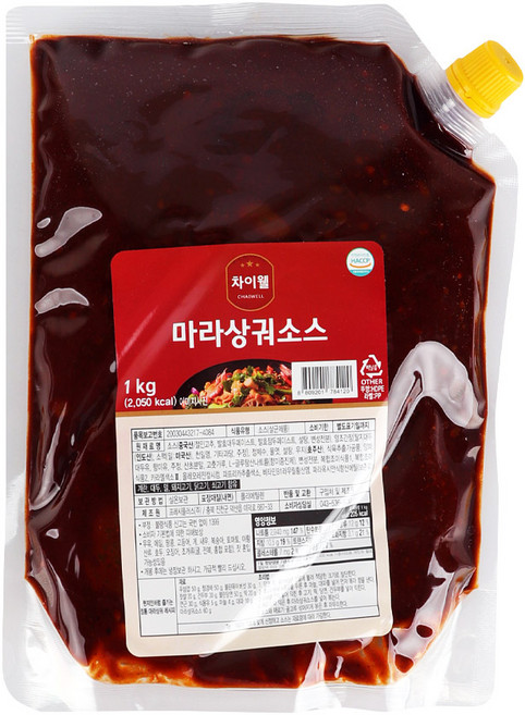 차이웰 마라상궈 소스, 1개, 1kg