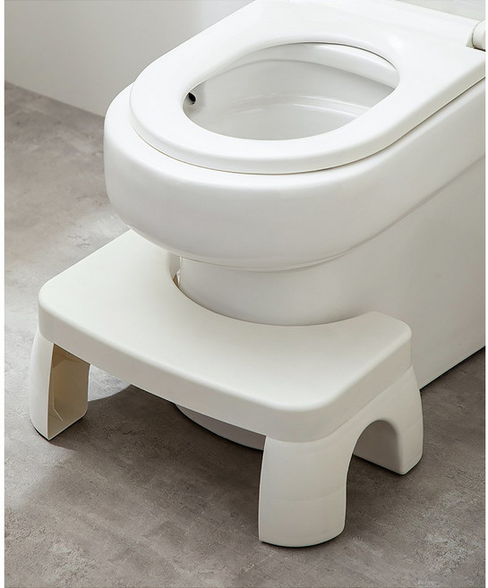 샵토피아 욕실 변기 발판 발 받침대, 1개, 화이트