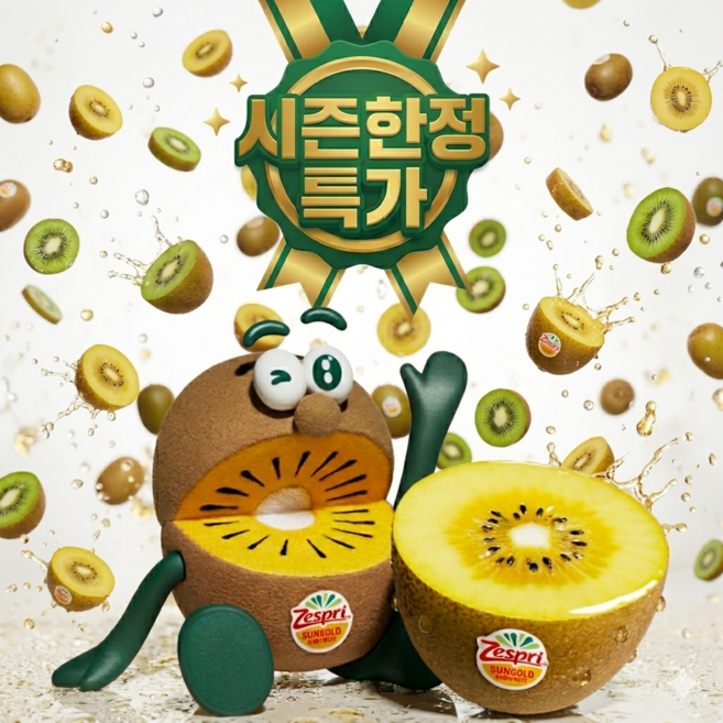 [해피픽] 한정특가 명품키위 제스프리 골드키위 왕점보 입고!!, 30개, 왕.점보