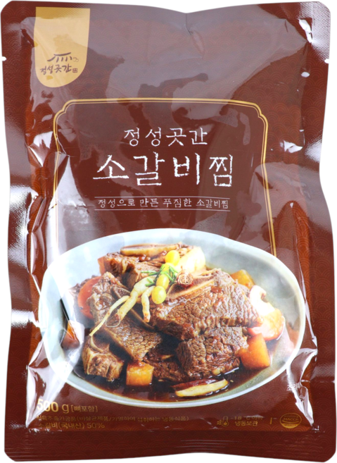 정성곳간 소갈비찜 500g, 소갈비찜 500g 7팩, 7개