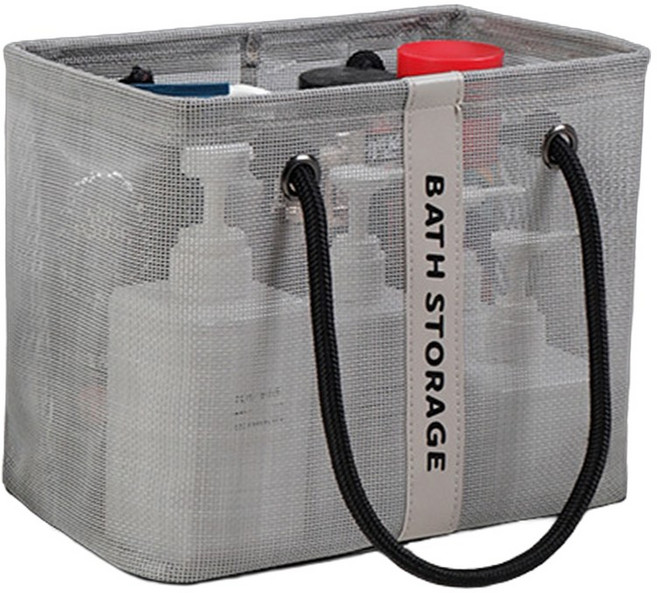 빅무드 물빠짐 메쉬 목욕가방 물놀이 가방, M(중형)