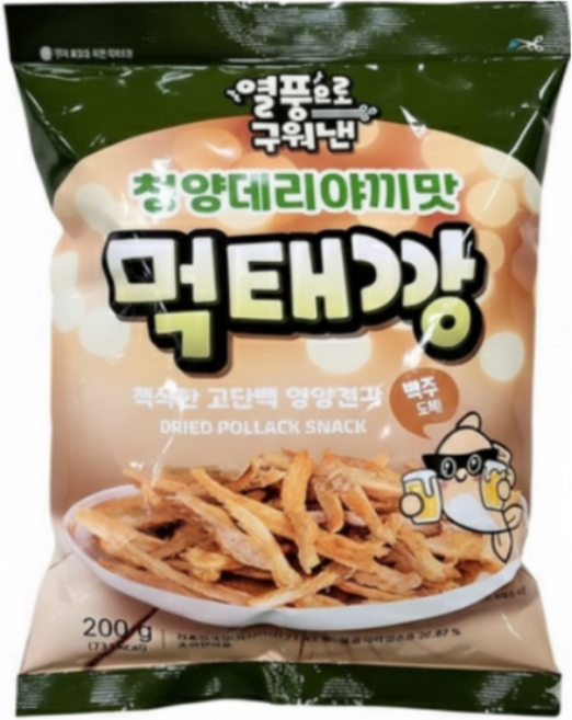 열풍으로 구워낸 먹태깡 청양데리야끼맛 200g, 1개