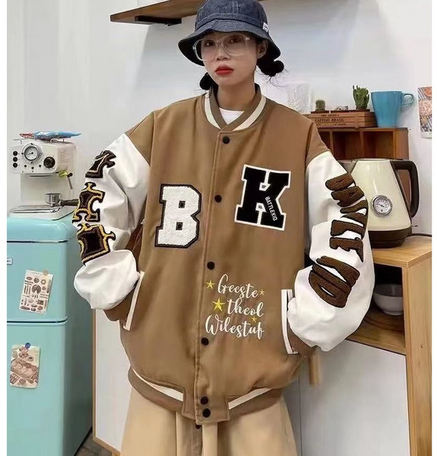 韓版情侶教練夾克 棒球服外套