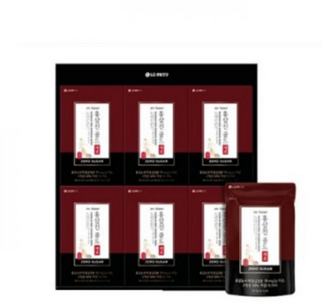 엘지생활건강 홍삼진 리튠 홍삼선물세트 소금세트 골드 제로 50ml 24포, 엘지생활건강 홍삼진 리튠 홍삼선물세트 소금세트 골드 제