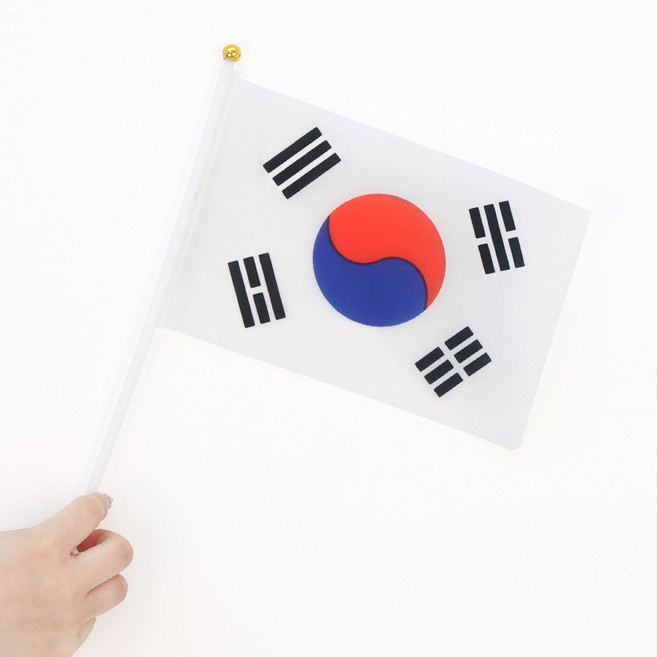 파티짱 수기 태극기 행사 응원, 50개