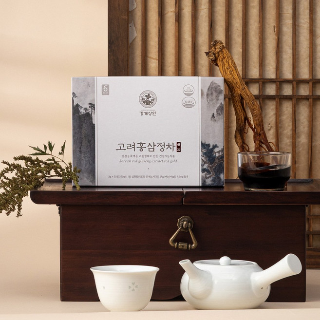 [강개상인 공식몰] 고려 홍삼차 골드 3g 100포, 1세트