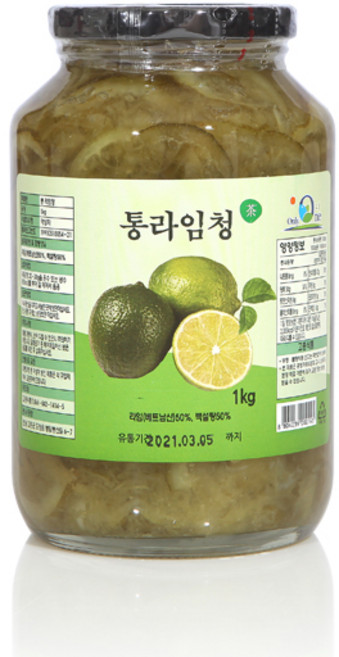 (고흥식품) 화학 첨가물이 없는 100% 통 라임차, 1개, 1kg, 1개, 1개입, 1kg