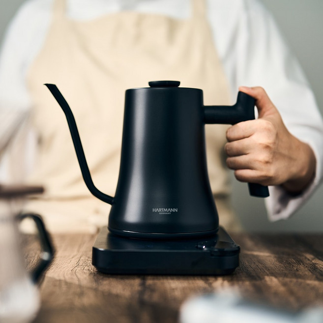 하트만 브루잉 프로 전기 드립 커피 포트 보온 1도 온도조절 티포트 홈카페