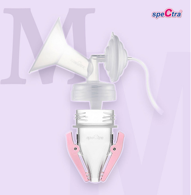 스펙트라 와이드흡입기+유축클립/모유저장팩전용깔대기/유축기소모품, 1세트, 와이드흡입기 M 28mm+유축클립