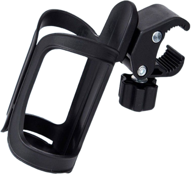 [당일배송]유모차 자전거 컵홀더 멀티홀더 호환가능 강력고정, 블랙, 1개