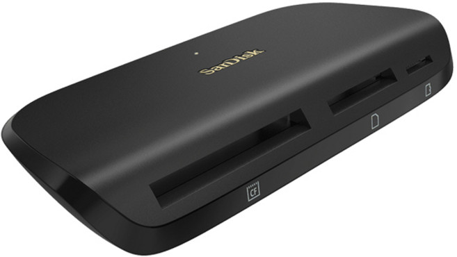 SanDisk Type-C 多合一 多功能高速 讀卡機 ImageMate PRO 記憶卡專用, 詳見包裝, 1個, 黑色