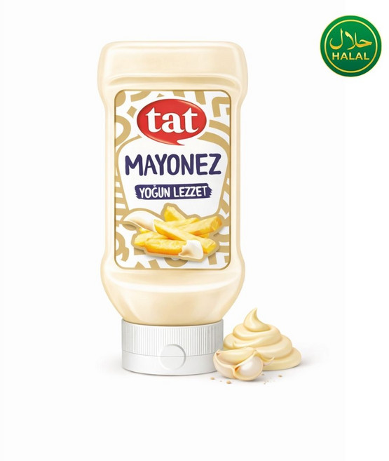 TAT Mayonnaise Rich & Creamy Squeeze Halal 마요네즈 진하고 고소한 스퀴즈 할랄, 2개, 205g
