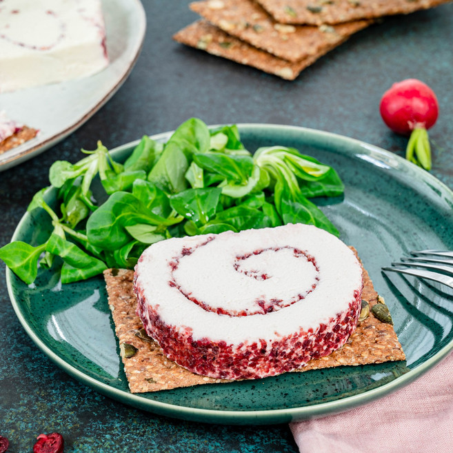 [Le Roule] 룰레 크랜베리 과일 크림치즈 125g (Roule Cranberry Fruit Cream Cheese), 1개