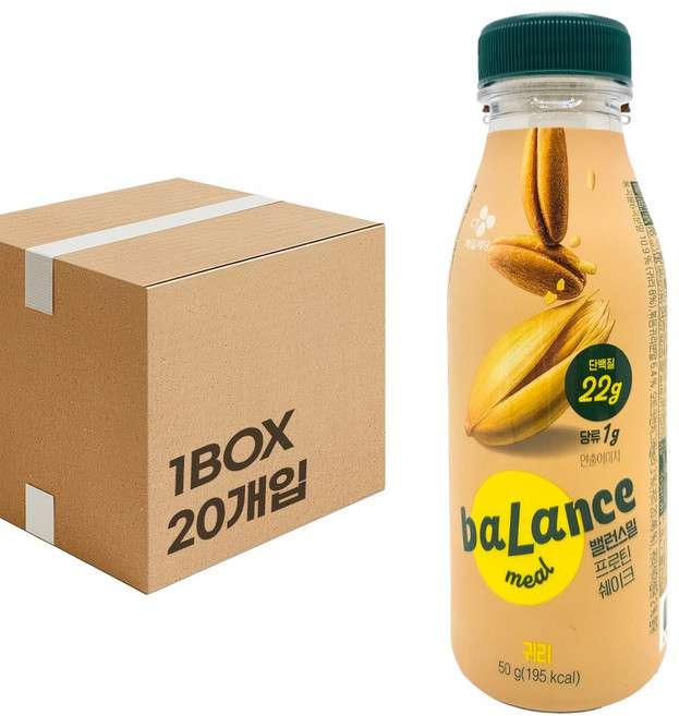 CJ제일제당 밸런스밀 귀리X20개, 50g, 20개