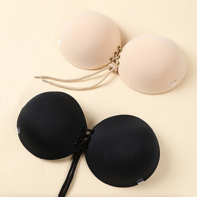 [1+1] 비키니 코르셋 실리콘 왕뽕 뽕 볼룸 볼륨 업 초강력 글램 보정 접착형 누드브라 볼륨업뽕코르셋누브라
