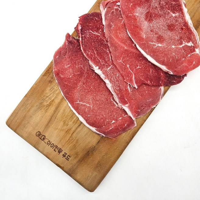 미국산 소고기 앞다리살 전각 불고기용 샤브샤브용 진공포장, 1개, 500g