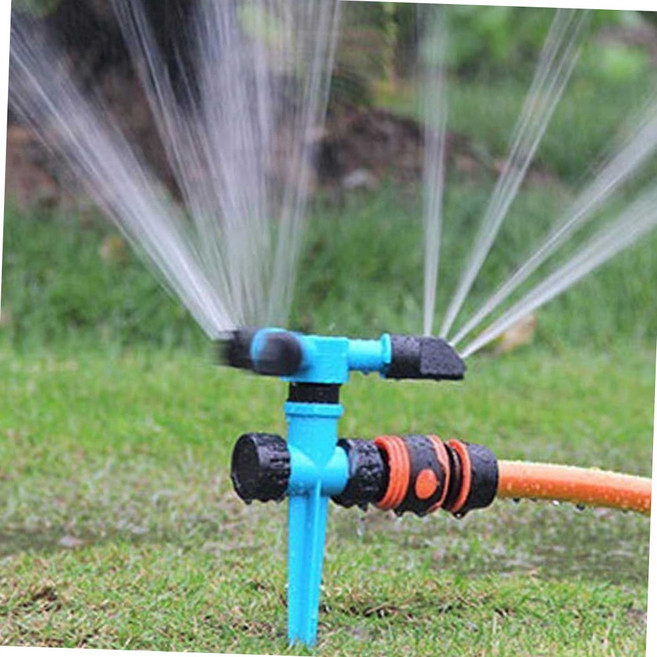 농업 조경용 360도 회전 잔디 텃밭 스프링쿨러 자동 물주기 관수 자재 가꾸기 마당뿌리개