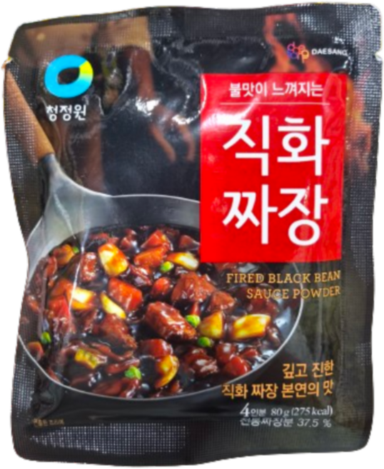 청정원 직화짜장 분말, 80g, 24개