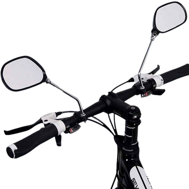 [티나몰] 각도조절 반사판 있는 사이드미러 거울 전동 킥보드 자전거 오토바이 백미러 후사경 보조거울 2개 1셋트, 본상품선택, 1개