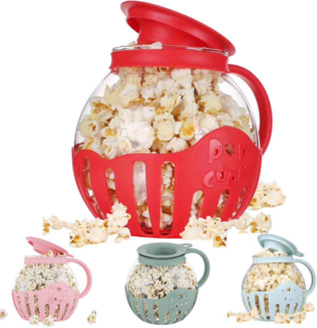 전자레인지 팝콘메이커, 1개, 레드