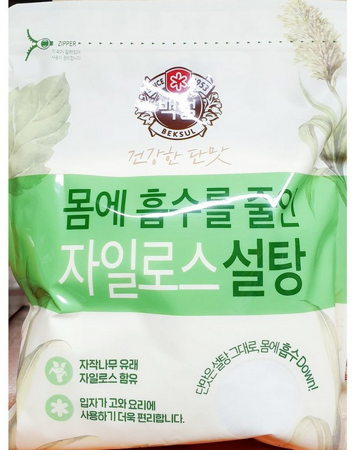 자일로스설탕 (백설 흰색 1K), 1개, 1kg