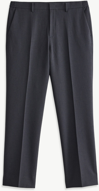 [STCO] 남성 조직폴리 스트레이트 밴딩 팬츠 스트레이트핏 차콜 그레이