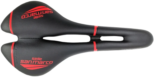 San Marco Aspider 도로 자전거 안장 도시 사이클링 경쟁 와이드 Selle 남자 자전거 안장 Mtb 산악 사이클링 좌석, [02] black-red 2.3, 1개