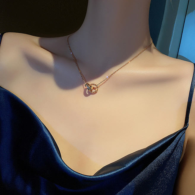 18K 목걸이 데일리 패션악세서리 팬던트 커플기념용 목걸이