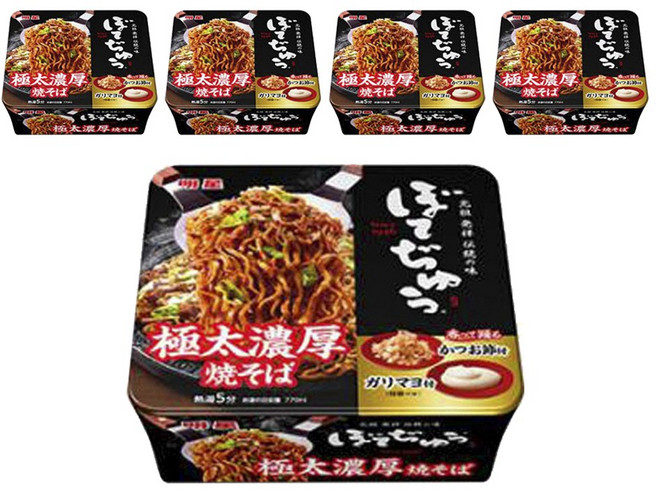 묘조 보테쥬 매우 두껍고 진한 야끼소바 177g, 5개