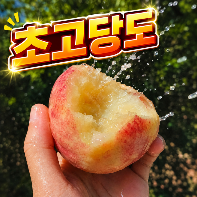 [50박스한정물량] 재구매율1위 초고당도 대극천복숭아, 1박스, 4kg