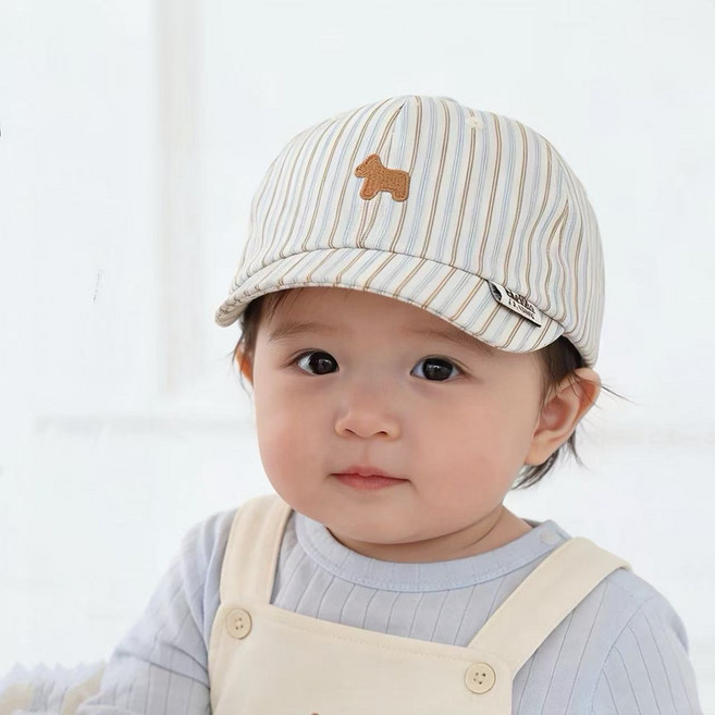 블랙체리 아동용 체크 캡 모자