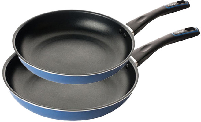 도루코 퓨어 라이트 애쉬블루 인덕션 IH 프라이팬 2종 세트, 프라이팬 28cm + 32cm, 1세트