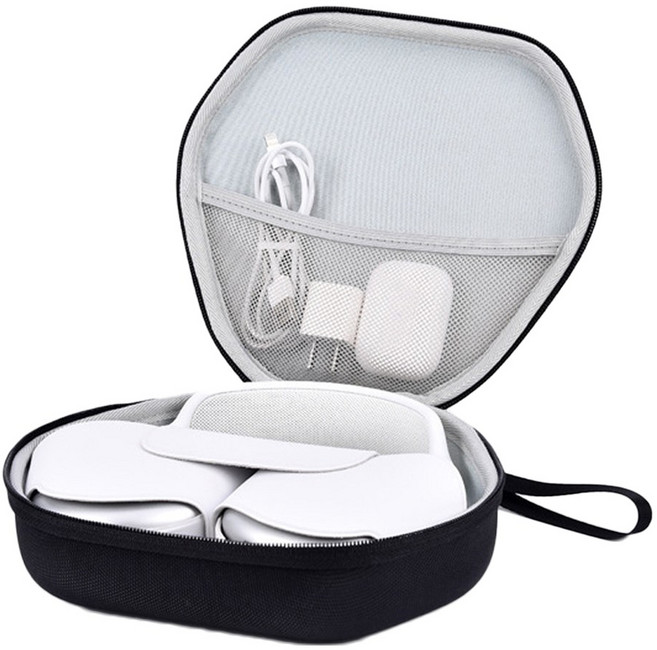 에어팟 맥스 풀커버 보관 케이스 파우치 가방 패브릭 가죽, PU, 1개, 상세페이지 참조, PU