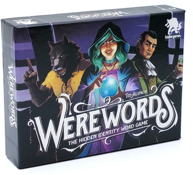 쿠쿠스토어 Werewords 보드 게임 가족을 위한 재미있는 사회적 감소 참여 적합한 단어 파티, Blue