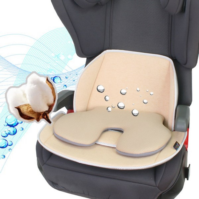오토팬시 유모차 카시트 클린시트 방수패드 쿠션매트 라이너 유아배변훈련 오염방지 중형 (실용신안권), 15.대 오가닉베이지+보조시트, 1개