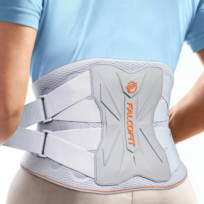 요통 를 위한 허리 보조기 9배 인체공학적 지지 시스템이 장착된 요추 벨트 남녀를 통기성 3D 니트 백 지지대 좌골반 척추측만증 디스크대형, XX-Large: (Waist: