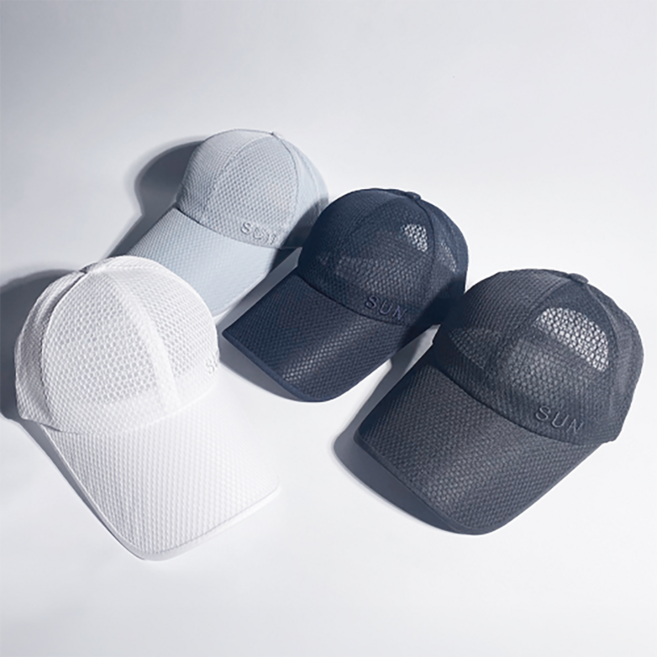 KN436 빅사이즈 메쉬모자 SUN 골프 러닝 마라톤 야구 망사 메쉬캡 모자 11cm
