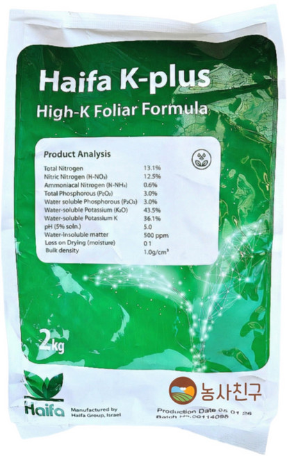 농사친구 하이파 케이플러스 대파 잔디 엽면시비 장갑세트, 1개, 2L