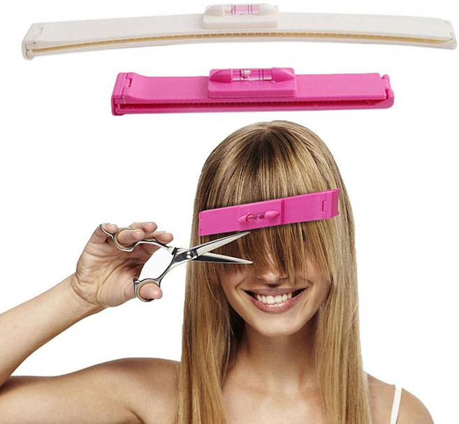 미즈코스 혼자서 머리 자르기 셀프 미용 앞머리 옆머리 헤어컷 커팅 도구 수평집게, 1개, 1type