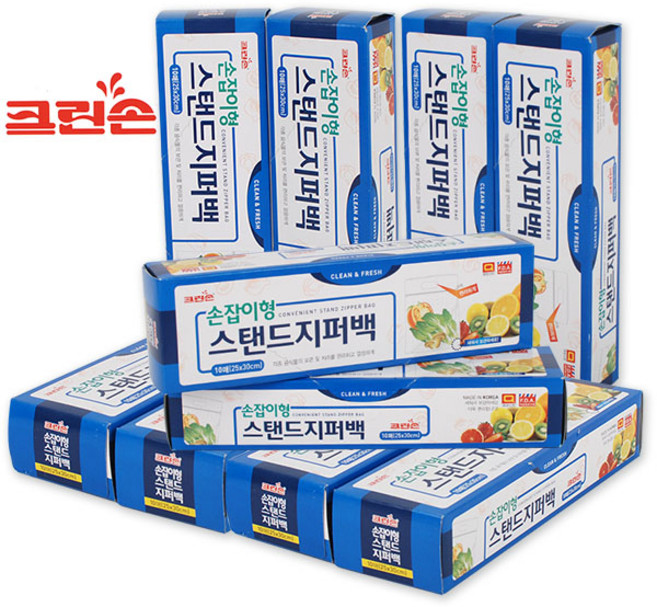 크린손 세븐지퍼백-10개판매 보관팩 위생백 크린손지퍼팩 지퍼백 다용도팩 판촉물, 1개