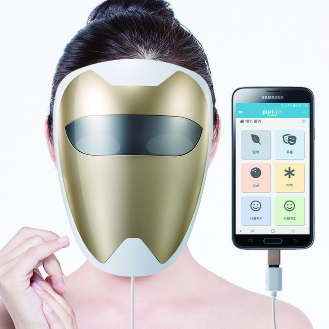 퓨리스킨 LED 마스크, 핑크