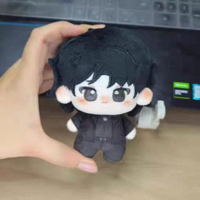 플레이브 굿즈 키링 은호 보이그룹 MMMM 인형 PLAVE 하민, 블랙, 10cm